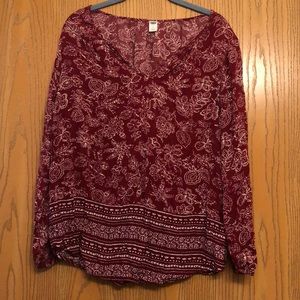 Long Sleeve Flowy Shirt